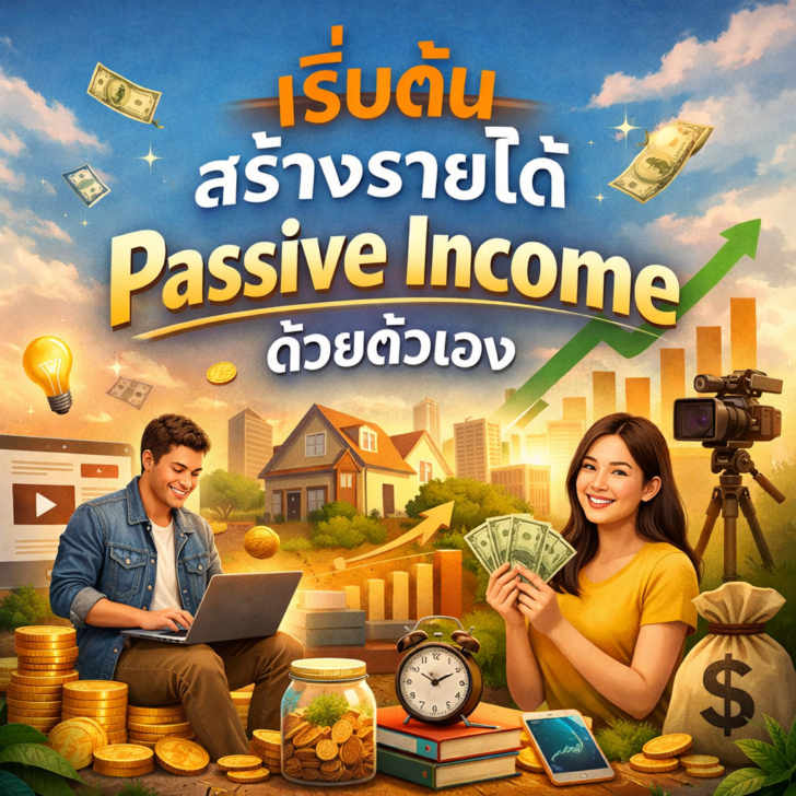 เริ่มต้น สร้างรายได้ Passive Income ด้วยตัวเอง